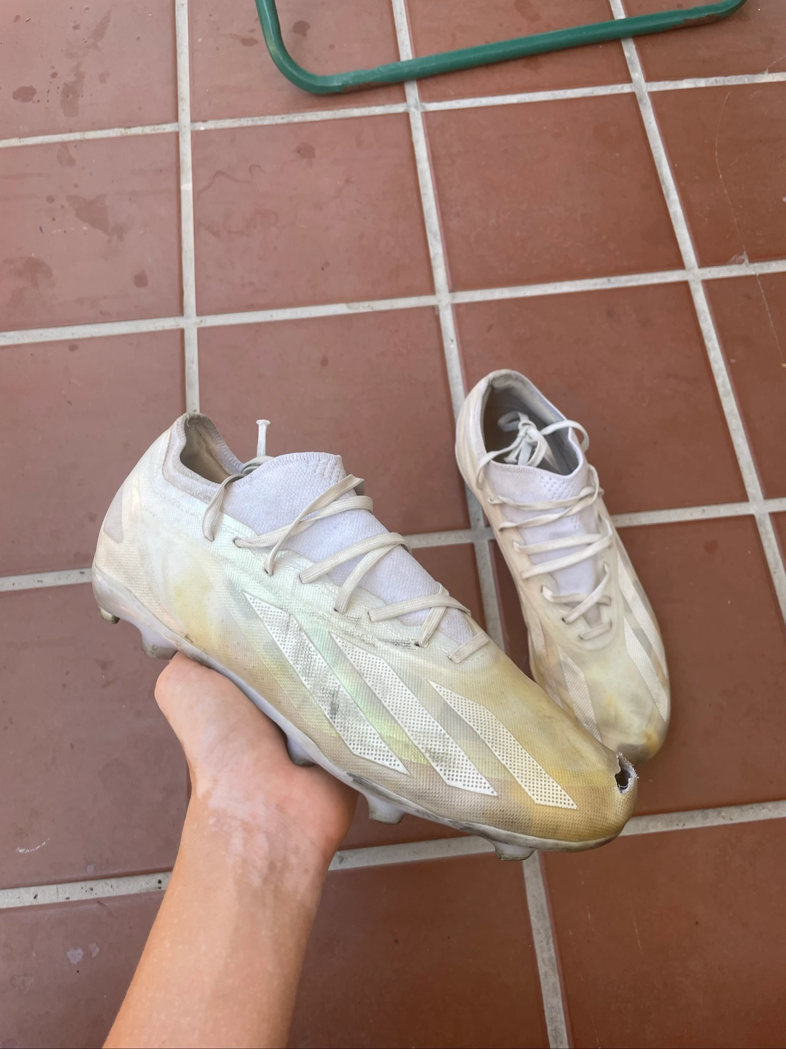 adidas X Crazyfast.2 FG T42 26,5 cm blancas